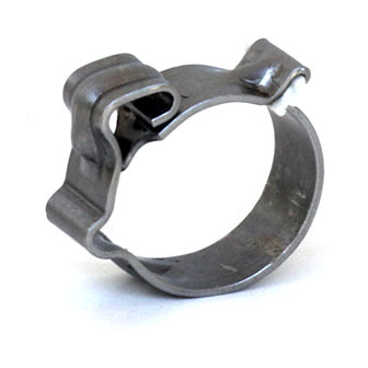 332600100B CLIC-R 66-100 WHITE HOSE CLAMPS STAINLESS STEEL